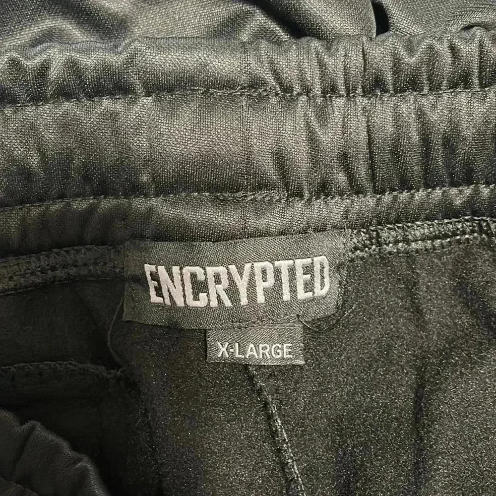 Encrypted Drawstring Fleece Joggers​​ - Picture 11 of 12
